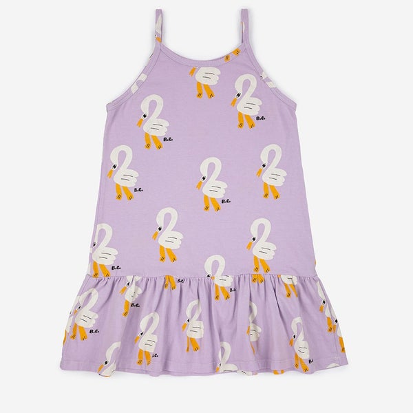 Bobo Choses - PELICAN ALL OVER STRAP DRESS (123AC126)